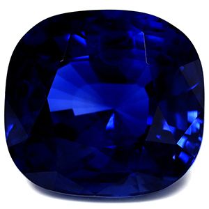 Cushion Cut Blue Sapphire