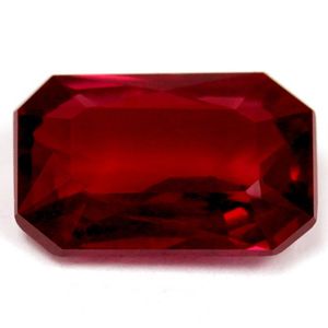 Emerald Cut Ruby