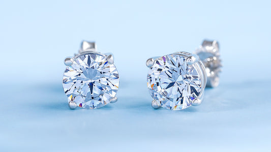 Diamond Solitaire Earrings
