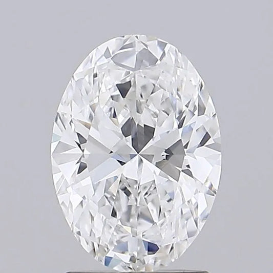 1.50ct Oval Lab Grown Diamond (Colour E, Clarity VVS2, IGI Certified)